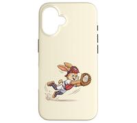Catch The Eggs Funny Easter Bunny Plongée Catch Baseball Coque pour iPhone 16