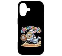 Catch The Eggs Funny Easter Bunny Plongée Catch Baseball Coque pour iPhone 17