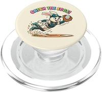 Catch The Eggs Funny Easter Bunny Plongée Catch Baseball PopSockets PopGrip pour MagSafe
