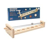 Catch The Moon Wooden Balance Game | Space-Themed Hand-Eye Coordination