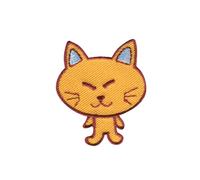 Catch the Patch Chat Patch Thermocollant 3,9 x 4,5 cm à repasser pour Enfant avec Style Animal Sauvage, Écusson Cheval Couture Jean