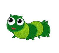 Catch the Patch Chenille Patch Thermocollant 6,8 x 4,1 cm à repasser pour Enfant avec Style Nature Insecte, Écusson Papillon Coudre Pantalon