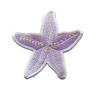 Catch the Patch Etoile de Mer Animaux Patch Thermocollant 7,7 x 7,3 cm à repasser pour Enfant avec Style Océan Marin, Écusson Poisson Coudre Pantalon