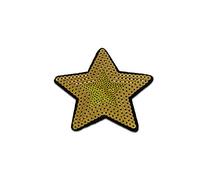 Catch the Patch Étoile Patch Thermocollant 8,5 x 9,2 cm à repasser pour Fille Adulte avec Paillettes Glitter Mode Vintage, Écusson Couture Vêtement Bricolage Cadeau