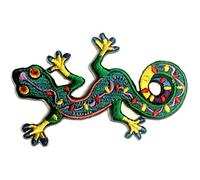 Catch the Patch Gecko Salamandre Patch Thermocollant 9,4 x 6 cm à repasser pour Enfant avec Style Aventure Sauvage, Écusson Reptile Coudre Pantalon