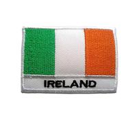Catch the Patch Irlande Patch Thermocollant 5,3 x 7,6 cm à repasser pour Adulte Enfant avec Drapeau National Authentique, Souvenir Voyage Écusson Patrie