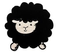 Catch the Patch Mouton Patch Thermocollant 7,5 x 8 cm à repasser pour Enfant avec Style Animal Sauvage, Écusson Chien Chat Coudre Pantalon