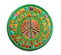 Catch the Patch Peace Paix Patch Thermocollant 7,7 x 7,7 cm à repasser pour Adulte avec Style Vintage Festival
