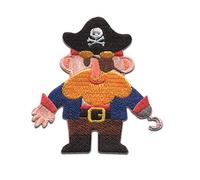 Catch the Patch Pirate Capitaine Patch Thermocollant 6,2 x 6,1 cm à repasser pour Enfant avec Caraïbes Trésor Vintage Authentique, Écusson Couture Vêtement Bricolage Anniversaire
