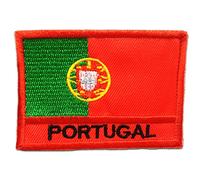 Catch the Patch Portugal Patch Thermocollant 7,5 x 5,3 cm à repasser pour Adulte Enfant avec Drapeau National Authentique, Souvenir Voyage Écusson Patrie