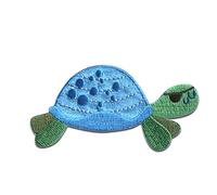Catch the Patch Tortue Pirate Patch Thermocollant 7,8 x 3,9 cm à repasser pour Enfant avec Caraïbes Trésor Vintage Authentique, Écusson Couture Vêtement Bricolage Anniversaire