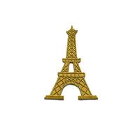 Catch the Patch Tour Eiffel Paris Patch Thermocollant 6,2 x 8,9 cm à repasser pour Fille Adulte avec Villes Voyage Paillettes Glamour, Écusson Couture Vêtement Bricolage Cadeau
