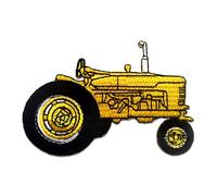 Catch the Patch Tracteur Patch Thermocollant 6,5 x 9,7 cm à repasser pour Enfant avec Ferme Chantier Action Jouet Idée, Écusson Couture Vêtement Bricolage Anniversaire