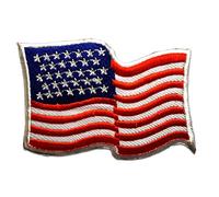 Catch the Patch USA Amérique Armée Écussons Thermocollants Militaire 7,9 x 5,5 cm à repasser pour Adulte avec Stars Stripes Vétéran Authentique, Carnaval Mardi Gras Halloween Cosplay Soldat Idée