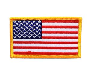 Catch the Patch USA Armée Drapeau Écussons Thermocollants Militaire 7,5 x 4,7 cm à repasser pour Adulte avec Stars Stripes Vétéran Authentique, Carnaval Mardi Gras Halloween Cosplay Soldat Idée