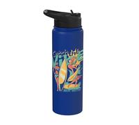 Catch The Vibe Summer Stainless Steel Insulated Water Bottle