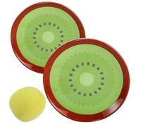 Catch Throw Disc Toy - 5,91 x 5,91 x 0,79 Pouces Jeu Avec Boule Collante, Ensemble Interactif Léger, Activités Avec Pagaie Pour Coordination Vitesse Œil-main Pour | Garçons Et Filles, Jeux D