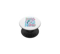 Catch Ya Later Rainbow Trout Preppy Retro Lake Fishing PopSockets PopGrip Adhésif