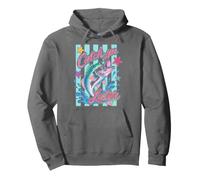 Catch Ya Later Rainbow Trout Preppy Retro Lake Fishing Sweat à Capuche