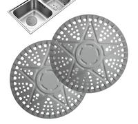 Catcher de drainage de cheveux de douche, capteur de cheveux de drain de douche | Filtre de drainage au sol pour douche | Produits de salle de bain anti-blog pour toile de restauration de