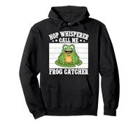 Catcher De Grenouille Hop Whisperer Call Me Grenouille Sweat à Capuche