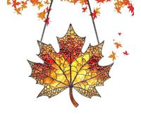 Catcher Solaire de Thanksgiving - Maple d'automne Laisse Un Pendentif Acrylique 2D, Artisanat de Receveur de lumière décoratif | pour la fenêtre, la Chambre, Le Balcon, Le Salon, Le Bureau et