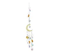 Catchers légers pour Les fenêtres, étoiles de Lune Crystal Suncatchers pour Les fenêtres suspendues avec Une chaîne, Une fenêtre prismate Sun Catcher pour la Maison Window Window Car Goldlight Catche