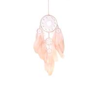Catching Dreams Hanging Decorations Wind Chimes Bedrooms Home Furnishings Doors and Windows Room Stores Pendants Handheld Gifts Birthday(Pink)