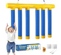Catching Sticks Game, Upgrade Reflex Challenge Game, Catch All Drop Sticks Game, Hand Eye Coordination Reaction Training Toy for Kids and Adults (Yellow)