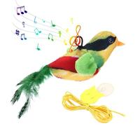 CatChirping Bird Toy - Small Kitten Exercise and Chew Training Tool, Interactive Pet Play Device | Stress Relief, Entertainment, Indoor, Outdoor, Home, Pet, Kitten, Cat, Fun, Activity, Playtime