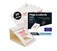 Catchmaster 100i Pièges à Cafards 30x - Premium Adhésifs - Piège Cafards et Blattes - sans Poison ni biocides - Solution Simple et Puissante Contre Blattes - Adhésif Naturel
