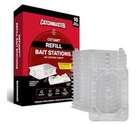 Catchmaster Defiant Lot de 16 pièges à Fourmis réutilisables pour l'intérieur - Anti-Fourmis Liquide Efficace - Appât Non Inclus - Empilable, Multi-Surfaces, Pas de désordre, Stations d'appât