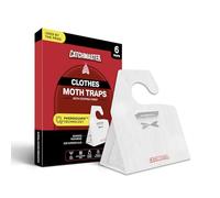 Catchmaster Lot de 6 pièges à mites de qualité supérieure pour vêtements, armoires, tiroirs et moquette, technologie PheroGuard, piège à mites