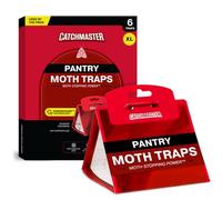 Catchmaster Lot de 6 pièges à Mites pour Garde-Manger, Placard de Cuisine et Garde-Manger, pièges adhésifs pour Maison, Stockage des Aliments, Armoire de Cuisine et Garde-Manger, Protection des