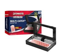 Catchmaster Piège à souris multi-capture pour l'intérieur pour la maison, comprend 1 planche à colle remplaçable, contrôle des parasites pour garage et abri de jardin (noir)
