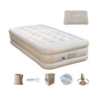 Catchon de camping de camping de camping de camping Clarge de camping auto-gonflant de deux camps, tapis d'air de luxe portable avec pompe intégrée pour randonnée et zones extérieures L