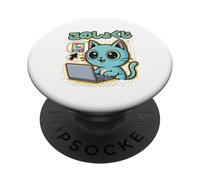 Catcore Vibes pour Les ingénieurs informatiques Qui Aiment Faire du Shopping PopSockets PopGrip Adhésif