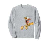 Catdog Best of Both Worlds Retro Cat Character Sweatshirt