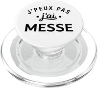 Catéchiste Humour église Messe J'peux Pas J'Ai Messe PopSockets PopGrip pour MagSafe