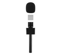 CaTeFo - Adaptateur de Microphone à Main GO avec Mousse et Drapeau en Plastique pour Rode Wireless GO DJI Mic Lark Max et Autres émetteurs sans Fil avec Cold Shoe StarRig-H
