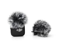 CaTeFo Lot de 2 bonnettes anti-vent en fourrure pour DJI Mic Mini Deadcat - Réduction du bruit du vent - Enregistrement extérieur (ne convient pas pour Dji Mic 1, 2, 3 et DJI Mic Mini 2) - Gris