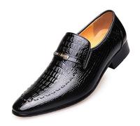 Catégorie de produit : chaussures de danse moderne pour homme - danse de société, entraînement en intérieur, design en cuir, Noir , 48 EU