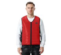 Catégorie Produit Vêtements extérieurs pour Hommes Titre Produit Gilet Chauffant Masculin à température réglable Design Moderne et Confortables Isolant léger et Polyvalent (Red, XXXXXL)