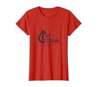 Catégorie : Sassy Feline Spirit pour Les Amoureux des Chats T-Shirt, Femme, Rouge, XS