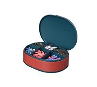 Catekro Petite boîte à pilules à 6 compartiments, résistante à l'humidité, petit pilulier de voyage pour sac à main, poche, sac, convient pour stocker de l'huile de poisson et des vitamines