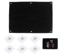 CATELL Panneau de Brassage Tactique, 60 x 45 cm Tableau Scratch pour Ecusson avec 6 Vis à Crochet Collants Pliable Tableau D'affichage Tactique Noir pour Emblèmes Combat Moral