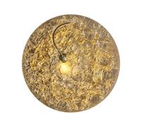 CATELLANI & SMITH lampe murale applique LUNA PIENA (Ø 120 cm, feuille d'or - Aluminium recouvert de feuilles mobiles)