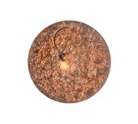 CATELLANI & SMITH lampe murale applique LUNA PIENA (Ø 80 cm, feuille de cuivre - Aluminium recouvert de feuilles mobiles)