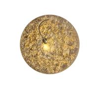 CATELLANI & SMITH lampe murale applique LUNA PIENA (Ø 80 cm, feuille d'or - Aluminium recouvert de feuilles mobiles)