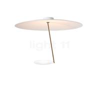 Catellani & Smith Lederam C Plafonnier LED blanc/doré/blanc - ø50 cm Ce luminaire comporte des modules à LED prémontés de classes énergétiques A A